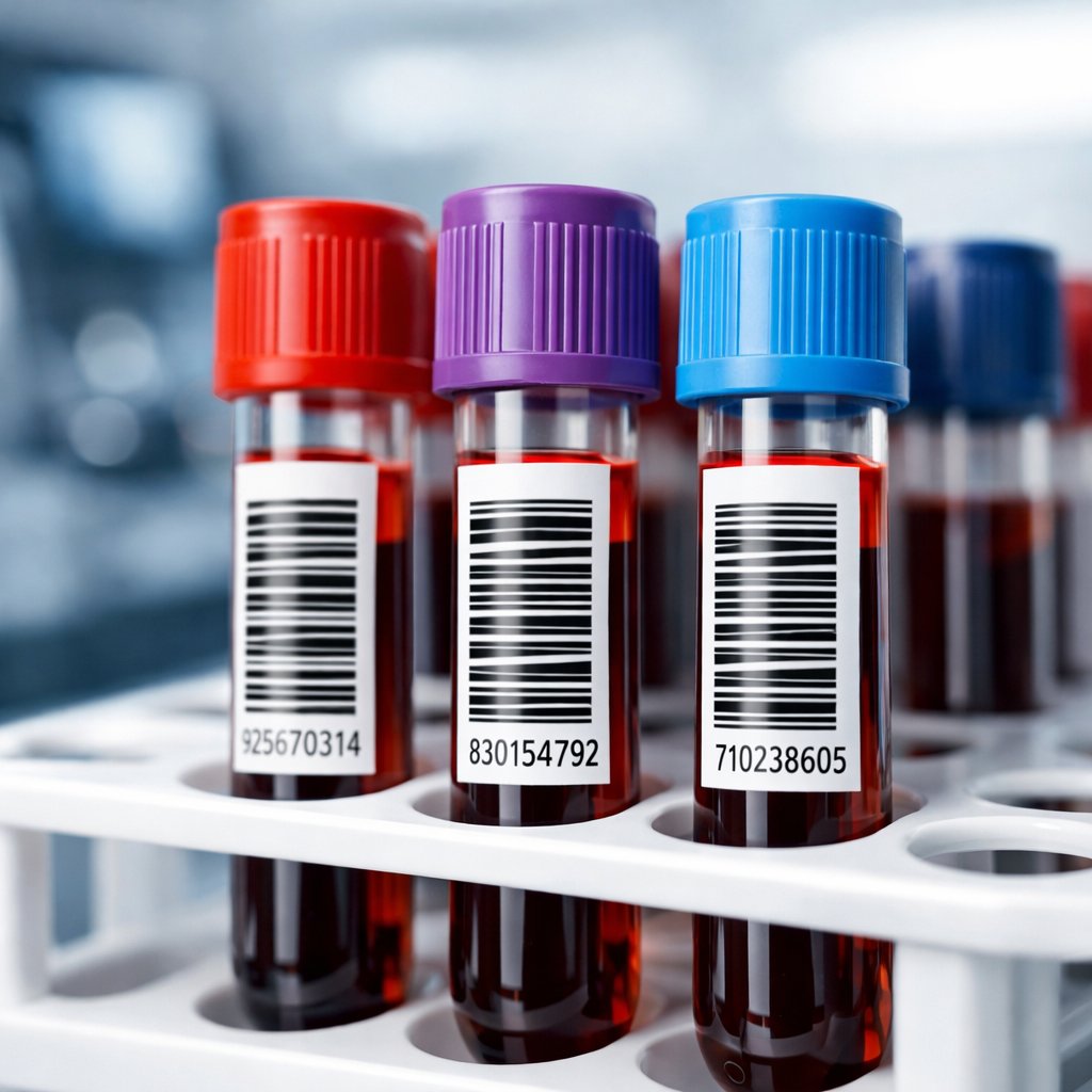 Blood testing laboratory technician